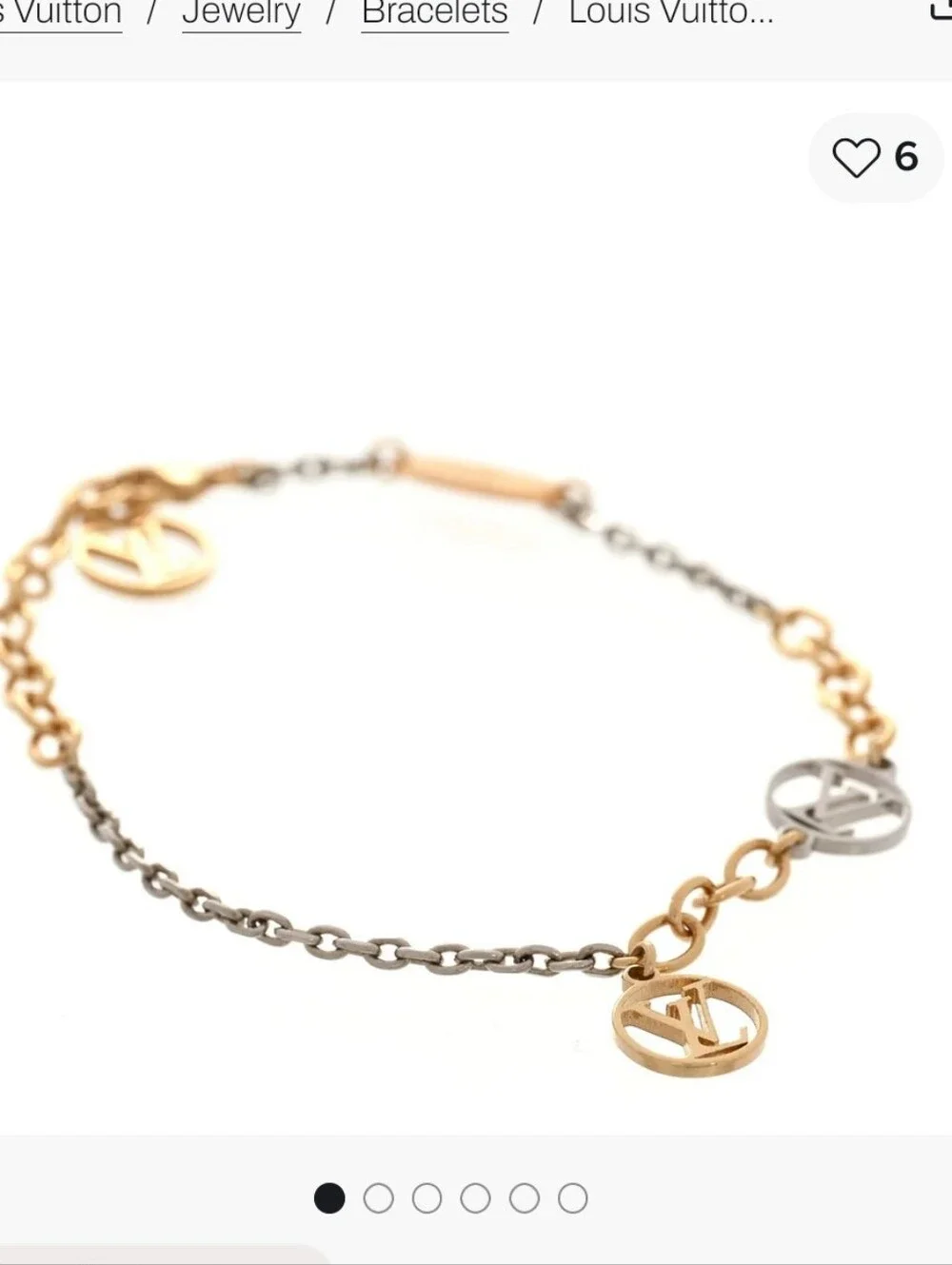 Louis Vuitton Set Of 3 Bracelets - Authentic